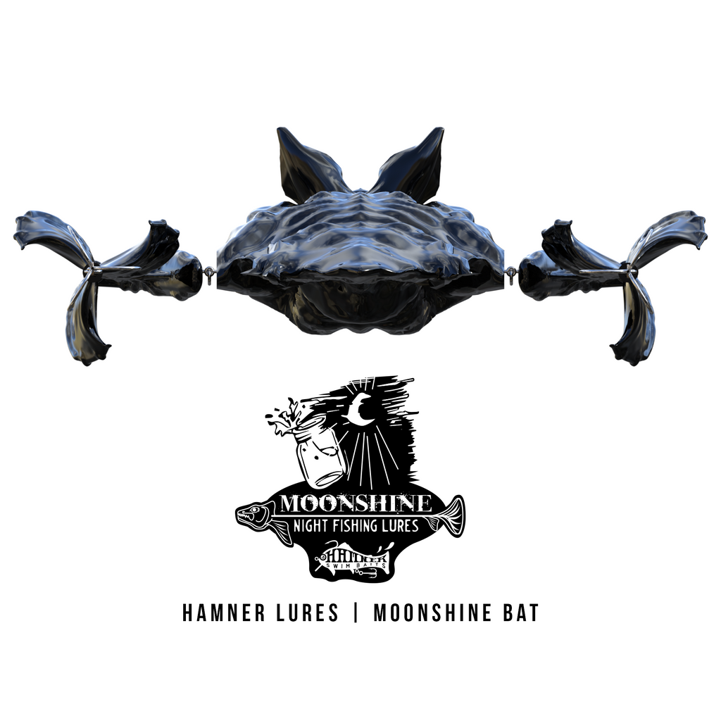 bat bass lure Hamner Baits Moonshine Bat – Mongo Fin Boxes